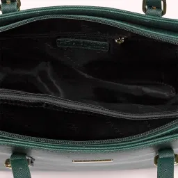 Forever Glam by Pantaloons Forest Green Medium Tote Bag image 5