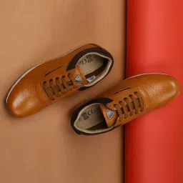 Red Chief Tan & Dark Brown Sneakers image 1