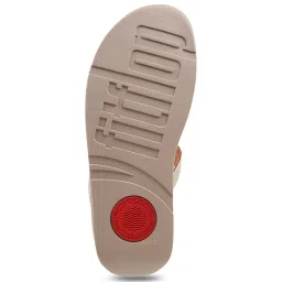 FitFlop Women's Silver Thong Wedges image 4