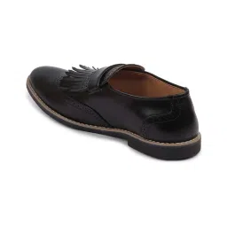 Fausto Men's Black Monk Shoes image 5