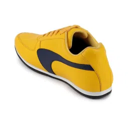Fausto Men's Yellow Casual Sneakers image 5