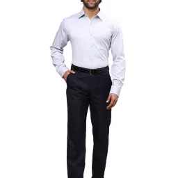 Raymond Light Lavender Slim Fit Shirt image 5