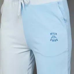KAPPA Blue Cotton Printed Joggers image 5