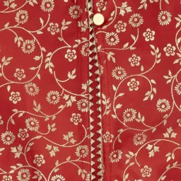 Akkriti by Pantaloons Kids Red Floral Print Dress Set image 5