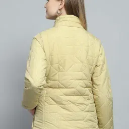 Monte Carlo Yellow Quilted Regular Fit Jacket image 4
