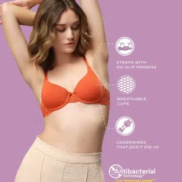 Van Heusen Women Pink Non Wired Non Padded Bra image 5