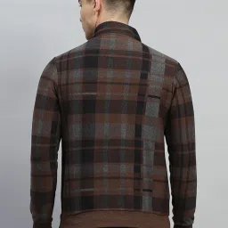 Monte Carlo Brown Regular Fit Checks Sweatshirt image 2