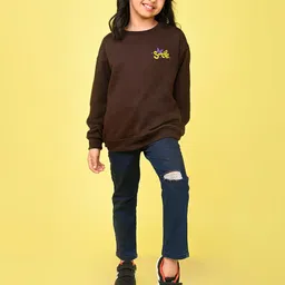 NUSYL Girls Printed Sweatshirt-picture-21