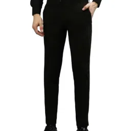 Lindbergh Black Slim Fit Trousers-picture-22