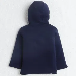 Bumzee Boys Navy Cotton Reversible Jacket image 2