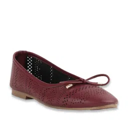 Van Heusen Women's Maroon Flat Ballets image 2