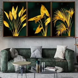 The Art House Abstract Multicolor Canvas Painting image 1