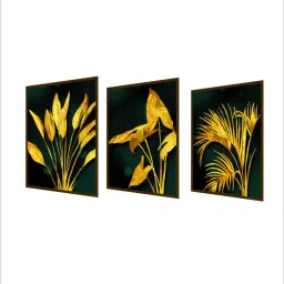 The Art House Abstract Multicolor Canvas Painting image 3