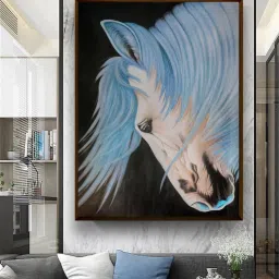 The Art House Abstract Multicolor Canvas Painting image 1