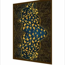 The Art House Abstract Multicolor Canvas Painting image 3