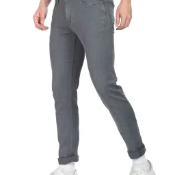Arrow Sport Dark Grey Cotton Slim Fit Jeans image 3