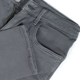 Arrow Sport Dark Grey Cotton Slim Fit Jeans image 4