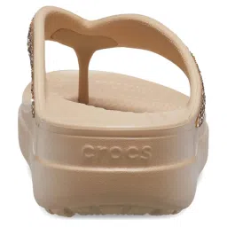 Crocs Women's Sloane Gold Thong Sandals image 5