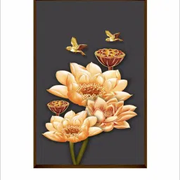 The Art House Abstract Multicolor Canvas Painting image 2