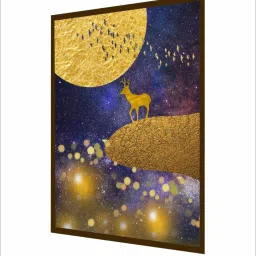 The Art House Abstract Multicolor Canvas Painting image 3