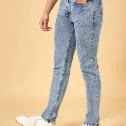 YU by Pantaloons Sky Blue Slim Fit Jeans image 3