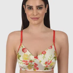 mod & shy Green Floral Lightly Padded Bra image 1