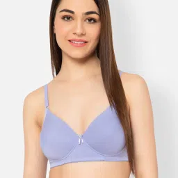 Clovia Light Purple Half Coverage T-Shirt Bra image 1