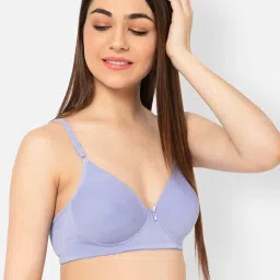 Clovia Light Purple Half Coverage T-Shirt Bra image 4