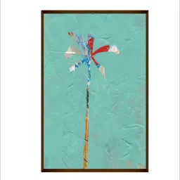 The Art House Abstract Multicolor Canvas Painting image 2