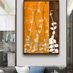 The Art House Abstract Multicolor Canvas Painting image 1