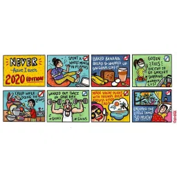 Chumbak Never Have I Ever in 2020 Yellow & White Ceramic Coffee Mug (300 ml) - Set of 1 image 5