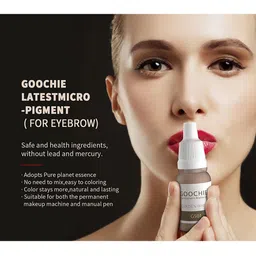 GOOCHIE Permanent Makeup Water-Based Eyebrow Pigment - 10 ml - Dark Chestnut G507 image 5