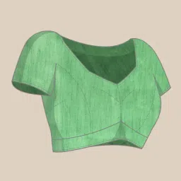 Blissta White Floral Print Saree With Unstitched Blouse image 4