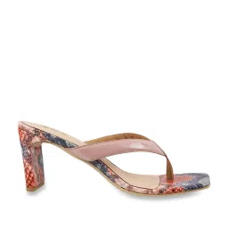 Metro Women's Pink Thong Sandals image 1