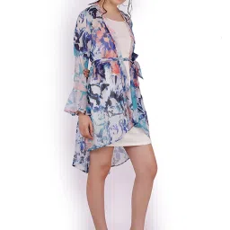 Cation Blue Printed Shrug image 4