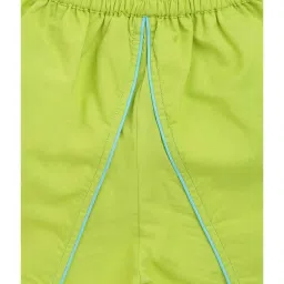 Campana Kids Blue & Lime Green Cotton Printed Kurta Set image 5