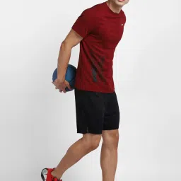 Reebok Black Regular Fit Sports Shorts image 4
