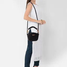 BANDICOOT Set OF 2 Embellished PU Structured Sling Bag image 5