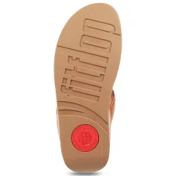 FitFlop Women's Tan Thong Wedges image 4