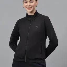 Cantabil Black Polyester Solid Jacket-image-57