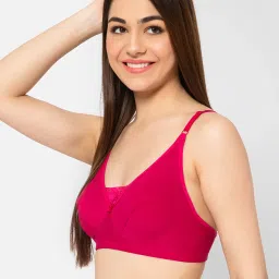 Clovia Fuchsia Full Coverage Bra image 3