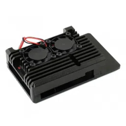 Waveshare Aluminium Alloy Case for Raspberry Pi 4, Dual Cooling Fans-image-76