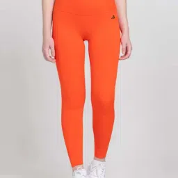 adidas Orange High Rise Training Tights-image-0