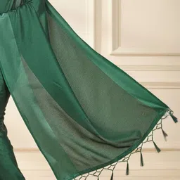 Anouk Woven Design Satin Designer Saree image 5