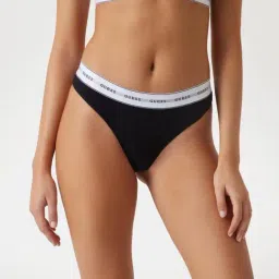 Guess Jet Black Thong Briefs-picture-26