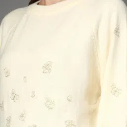 Mafadeny Cream Regular Fit Pullover image 4