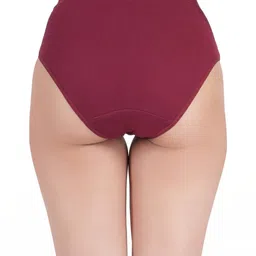 ORLIZEA Pack of 3 Women High-Rise Cotton Blend Hipster Briefs image 3