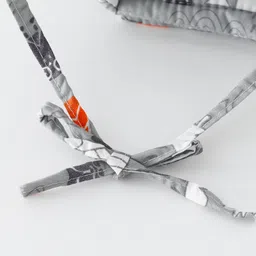 fab n funky Baby Helmets With Jungle Theme Print - Grey image 3