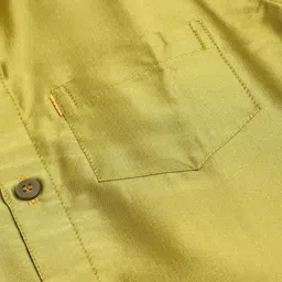 THANGAMAGAN Half Sleeves Solid Shirt - Pista Green image 5