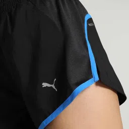 Puma Black Mid Rise Sports Shorts image 5